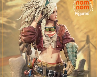 Fantasy Hunter Resin Statue | 3D Printed Unpainted Model Kit (1:10 Scale)