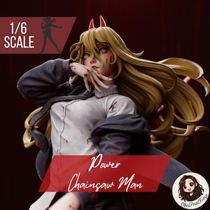 Blood Fiend Girl Figure | 1/6 – 1/9 Scale Chaos Demon Resin Model Kit | Unpainted Anime-Inspired Statue | 3D Printed Collectible