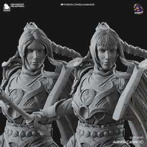 Shadowheart - 3D Printed Figure | Baldur&#39;s Gate 3 Collectible | Unpainted | Shadowheart Model | RPG Statue | Fantasy Figure Kit