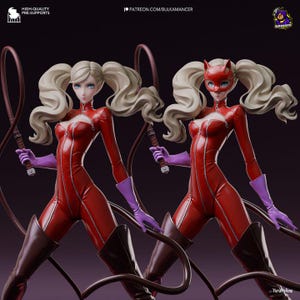 en résine de voleur fantôme vêtu de rouge | Kit modèle élégant Rogue Girl | Statue imprimée en 3D non peinte | Objet de collection inspiré des dessins animés à exposer