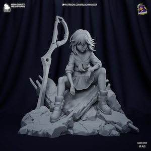 Ryuko Matoi 3D Print | Kill la Kill Anime Figurine | 3D Anime Model | Ryuko Art | Bulkmancer Custom Model | Anime Figure | 3D Printed