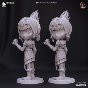 Shadowheart 3D Model | Baldur’s Gate 3 Collectible Figure | RPG Fan Art | 3D Printed Shadowheart Statue