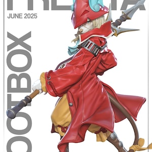 Dragon Knight Resin Figure | Spear-Wielding Heroine 3D Print | Unpainted Miniature Kit for Painting & Display