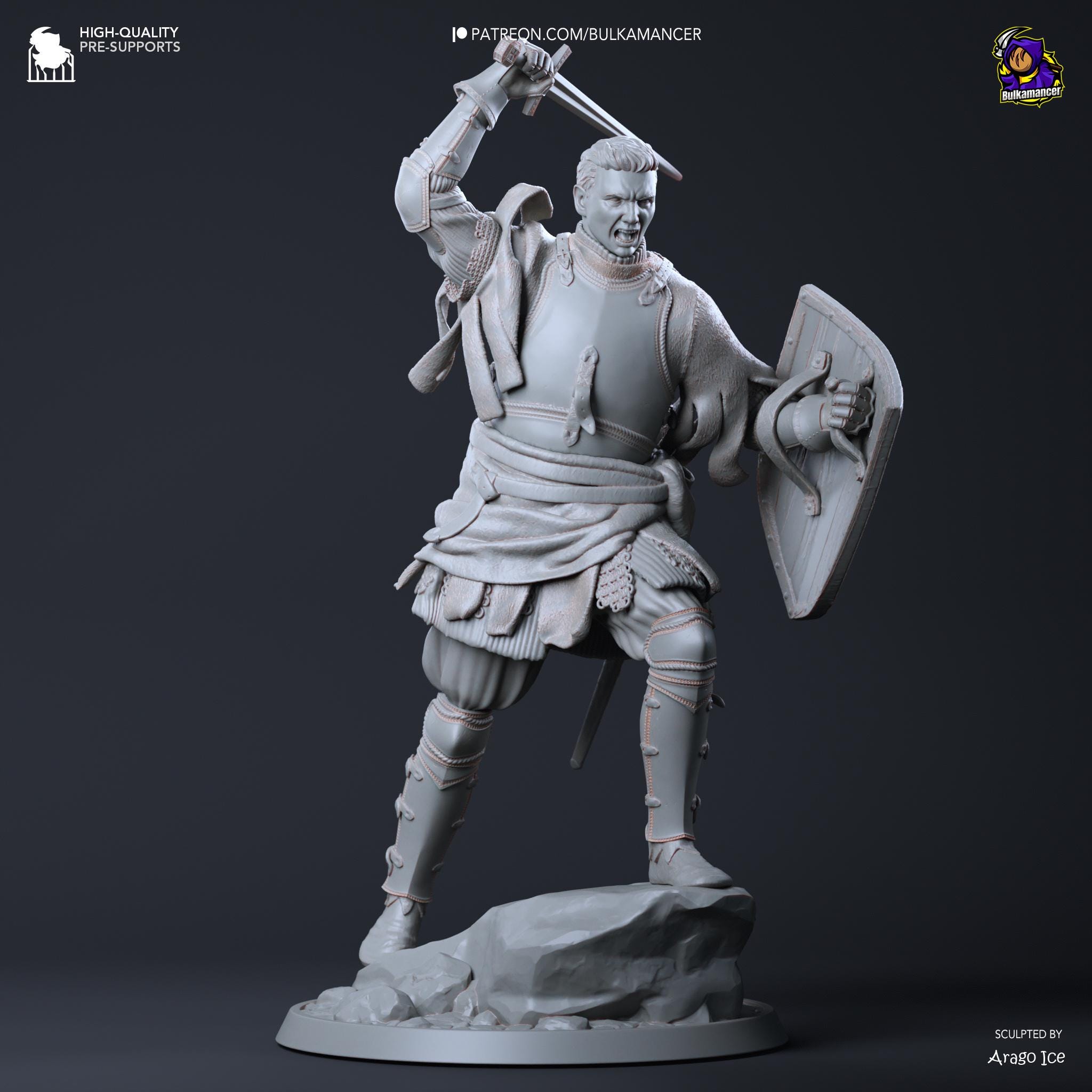 Henry of Skalitz 3D Printed Statue: Kingdom Come Collectible Model