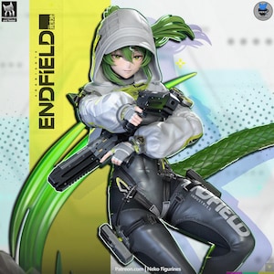 Fluorite Resin Figure | Arknights: Endfield | Sci-Fi Operator Model Kit | Futuristic Character