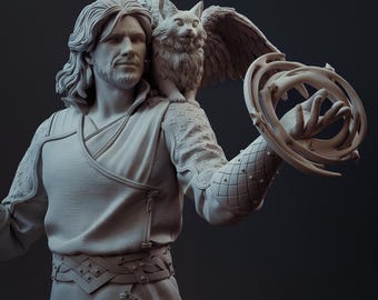 Gale Dekarios Statue: Baldur's Gate 3 Fan Art, 1/8 Scale Resin Model Kit