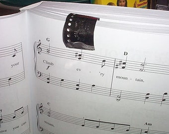 3 Piano Music Page Stays Repurposed Harmonica Plates