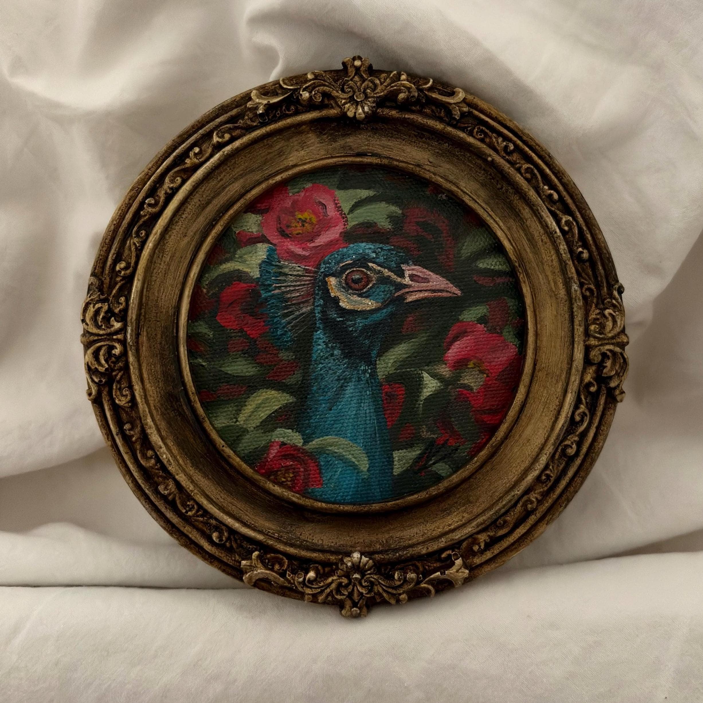 Original Peacock Art - Etsy