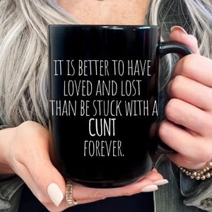 Sarcastic Humor Coffee Mug: Rude Curse Word Gift