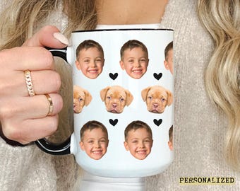 Custom Face Mug Baby Face Mug Personalized Coffee Mug With Photo Grandma & grandpa gift Mom Gift baby face gift mug dog face mug faces mug