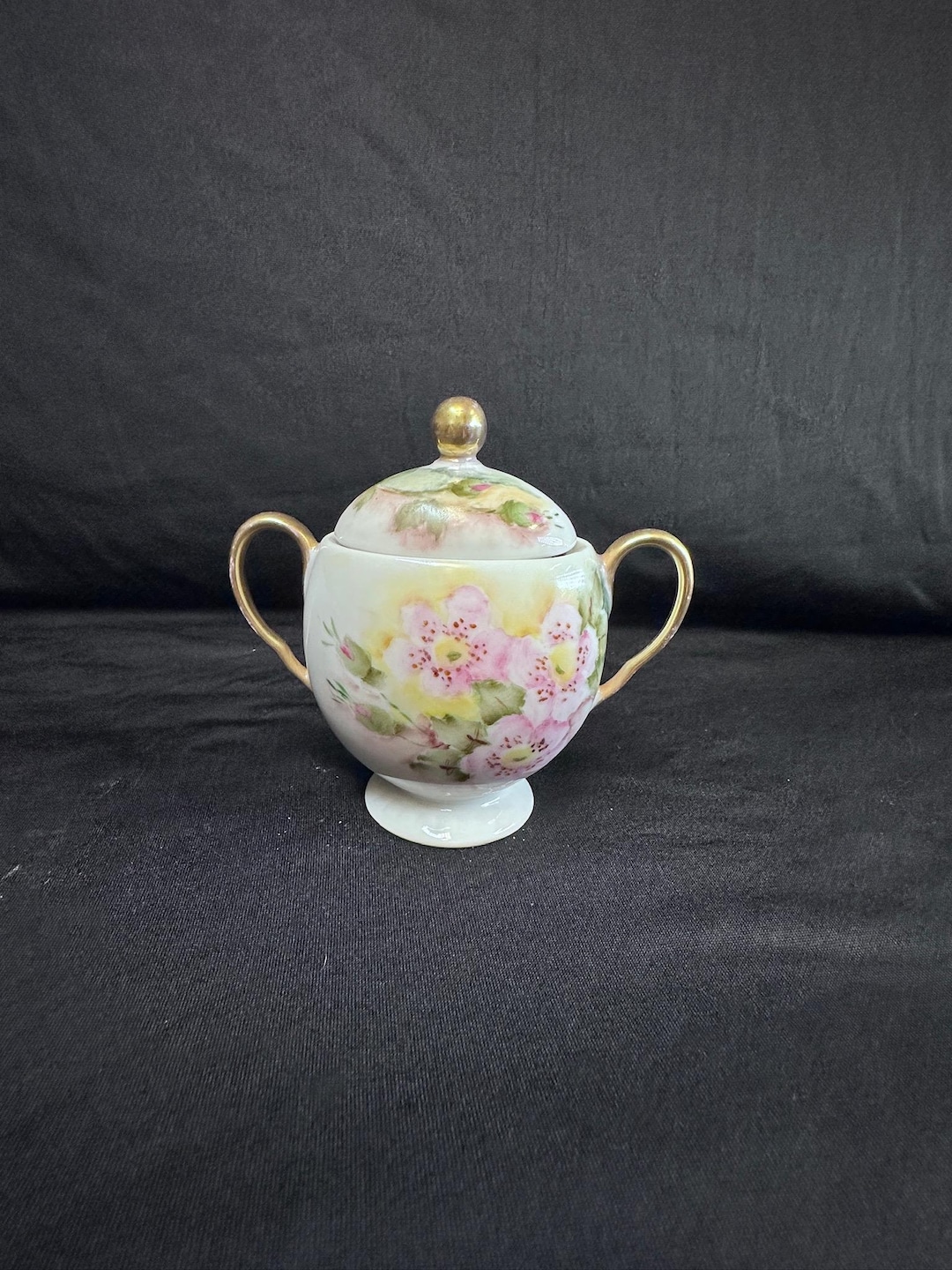 【未使用保管品】   シュガーボウル 蓋付き アンティークの蓋付きシュガーボウル - Etsy 日本