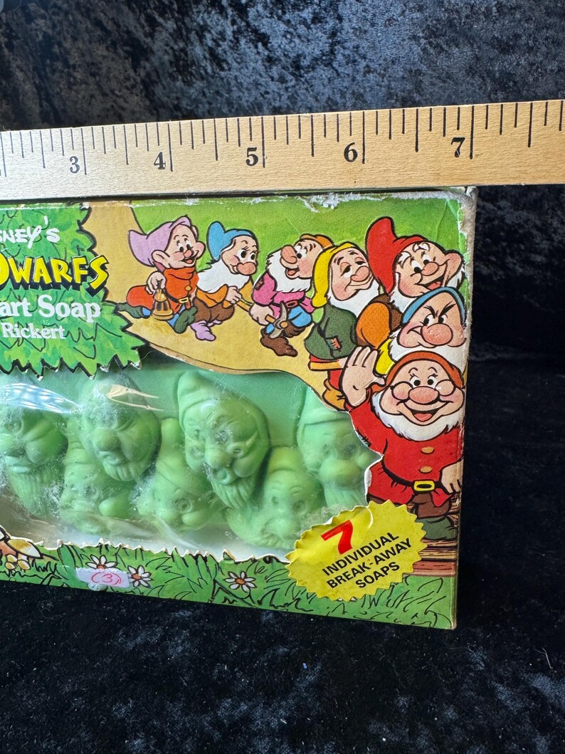 1960s Walt Disney Seven Dwarfs Snap Apart Soap Set Ben Rickert Vintage ...
