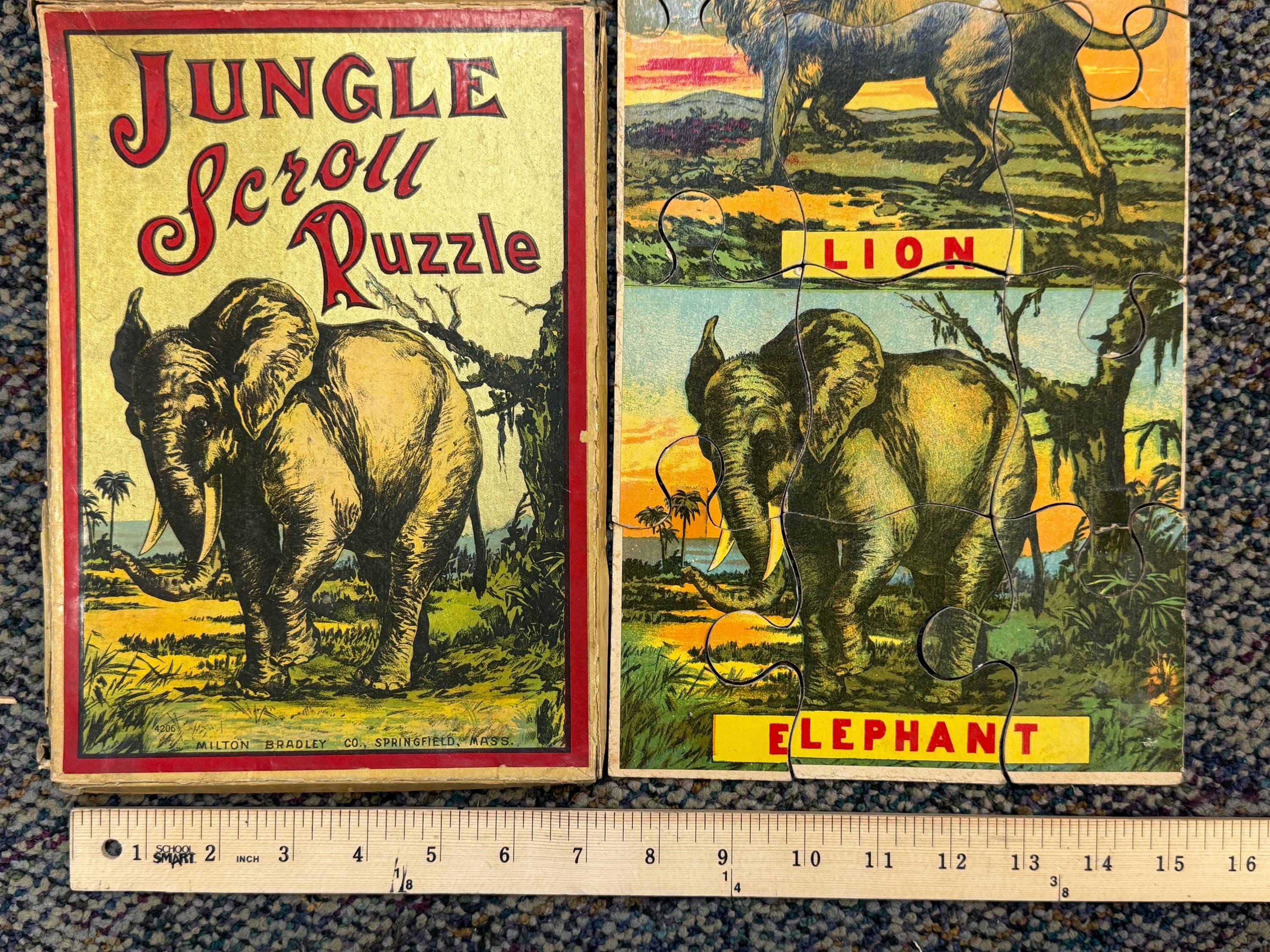 Milton Bradley Vintage Puzzles - Etsy