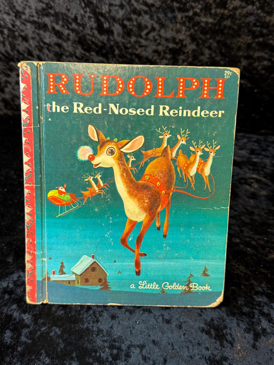 Vintage 1958 Rudolph the Red-nosed Reindeer Little Golden Book - Etsy