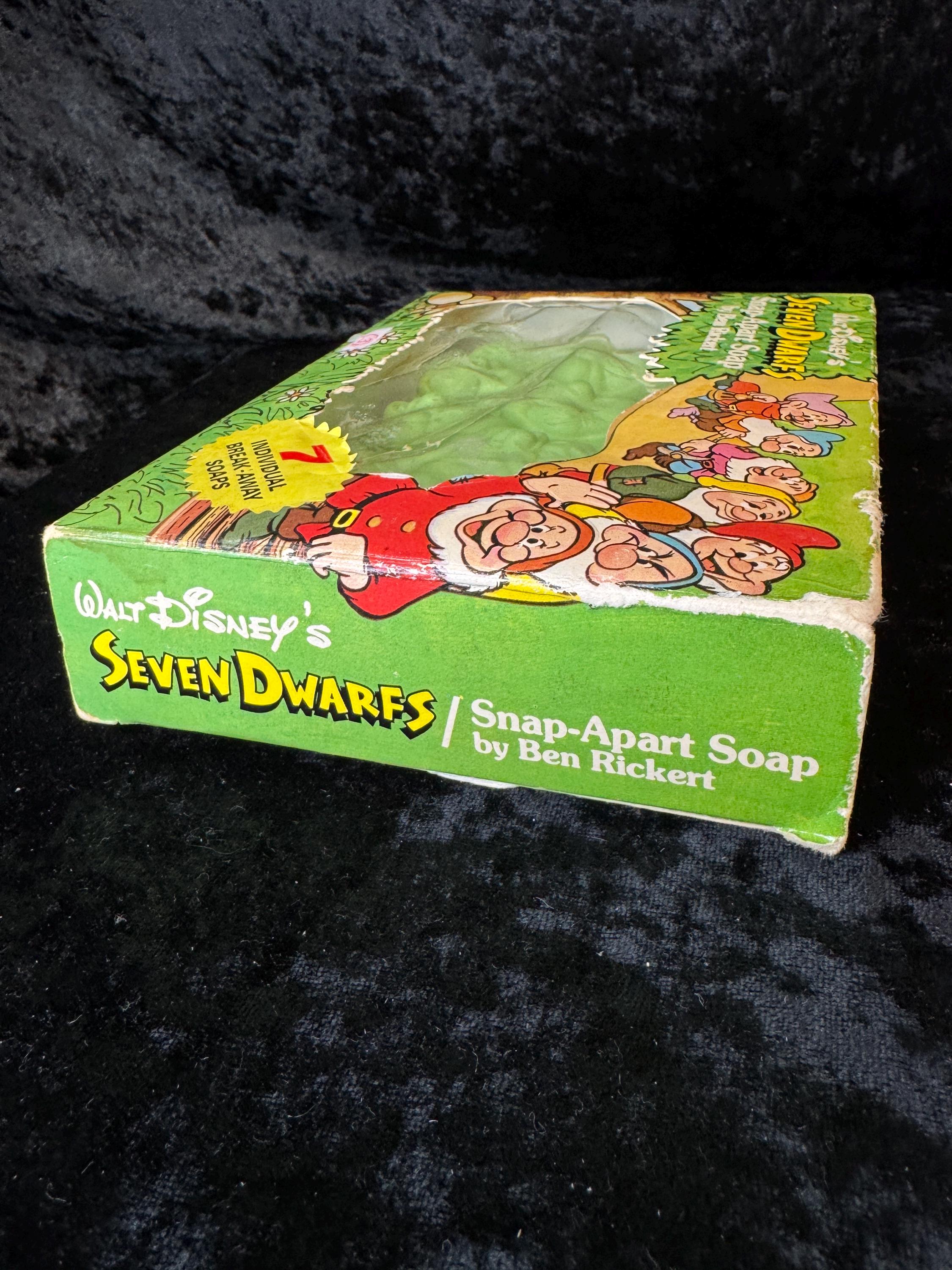 1960s Walt Disney Seven Dwarfs Snap Apart Soap Set Ben Rickert Vintage ...