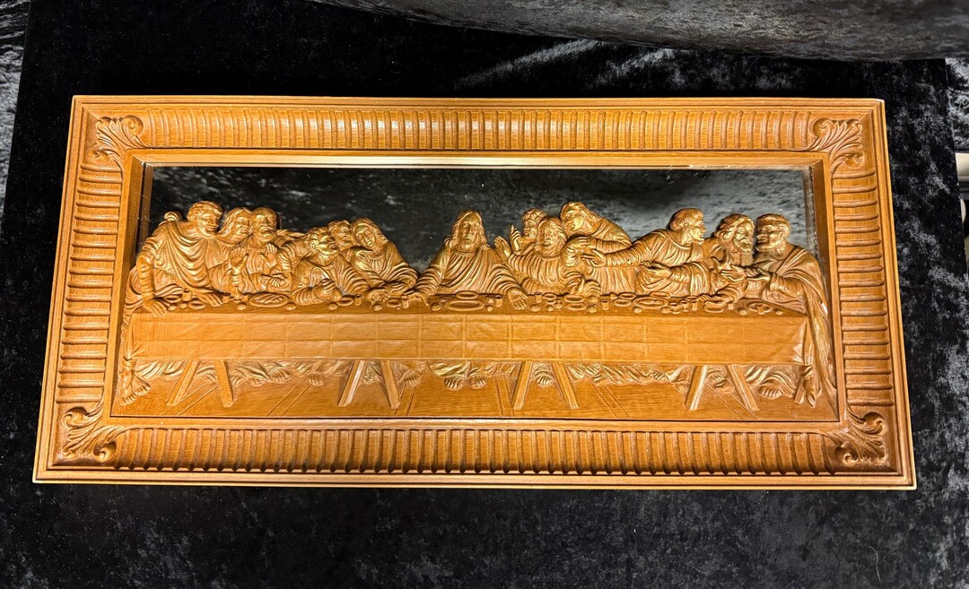 Vintage Homco Home Interior the Lord’s Supper (last Supper) Wall Mirror ...