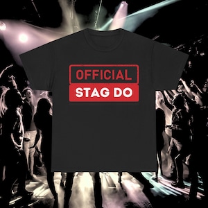 Original Stag Do T-Shirt. Junggesellenabschied für Ihn. T-Shirt für Bräutigam, Trauzeugen, Trauzeugen. Junggesellenabschied. Ehemann zu sein
