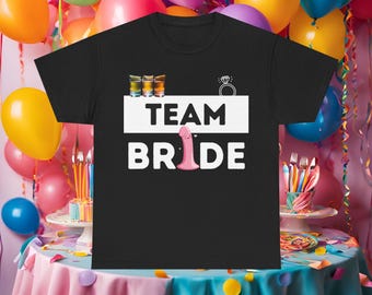 Team Bride Cotton T-Shirt, Hen Party Outfit