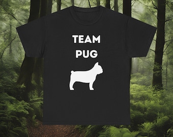 Camiseta del Equipo Pug, Regalo divertido para amantes de los perros