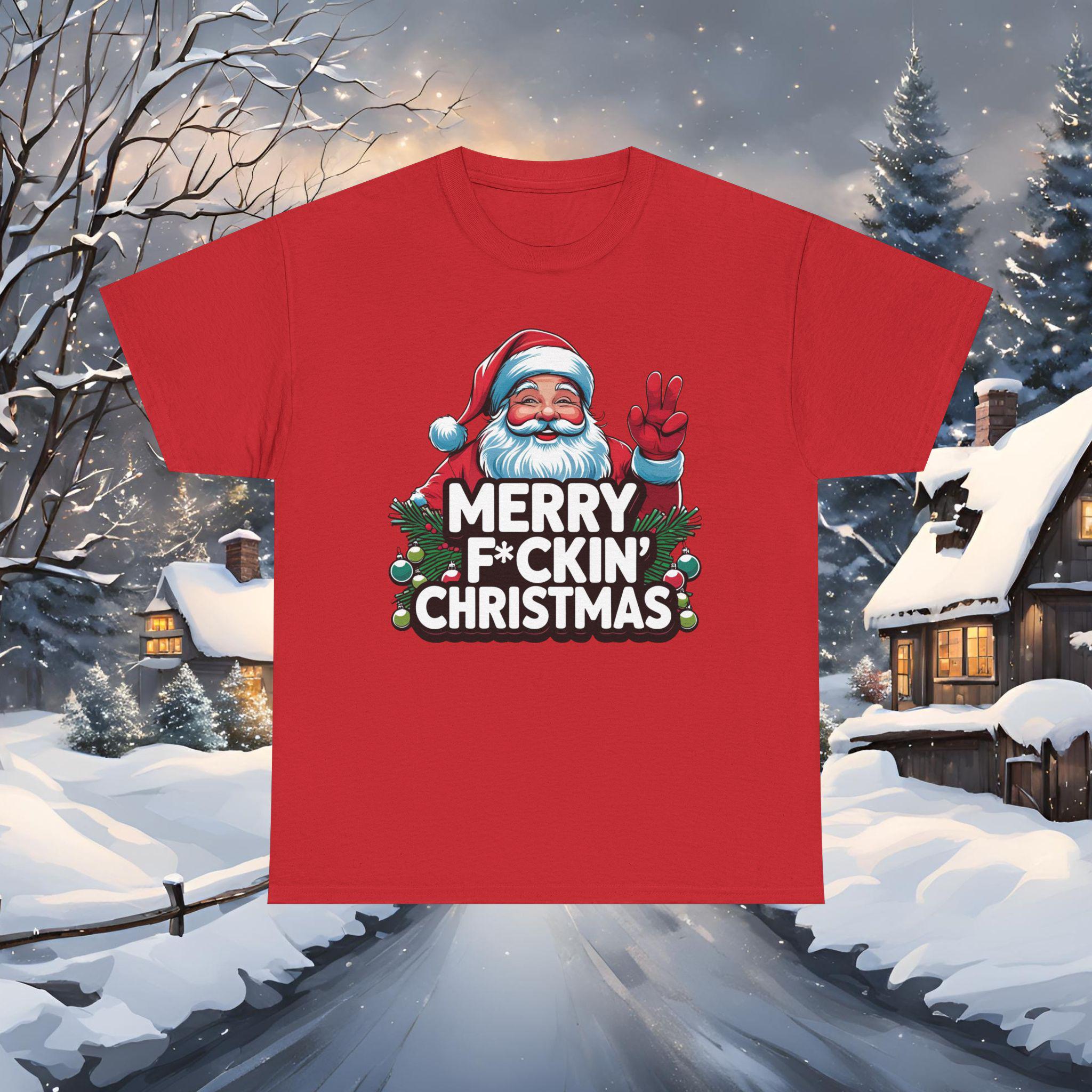 面白いクリスマスTシャツ（イギリス）、メリーファッキンクリスマス