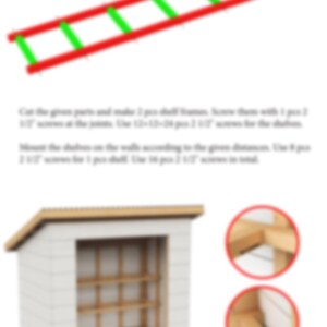 Outdoor Farm Stand Plans | Produce Stand | DIY Wooden Market Stall image 7