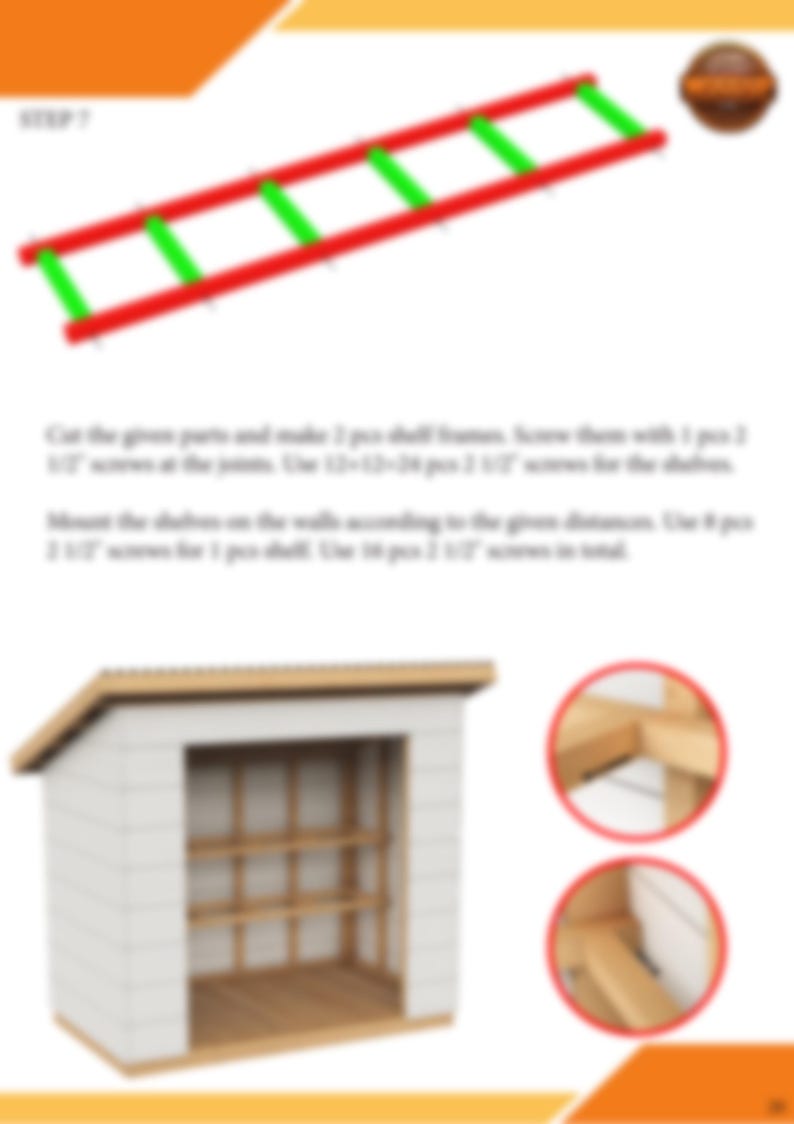 Outdoor Farm Stand Plans | Produce Stand | DIY Wooden Market Stall image 7