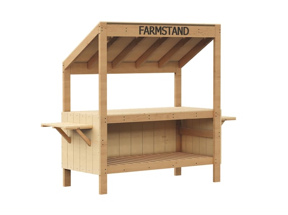Driveway Farm Stand Plan | Farmers Market Stand DIY Guide