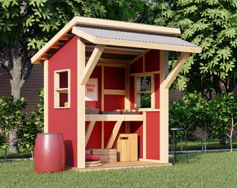 Bauen Sie Ihren eigenen Bauernhofstand am Straßenrand | DIY Bauernmarkt Stand-Pläne (PDF)