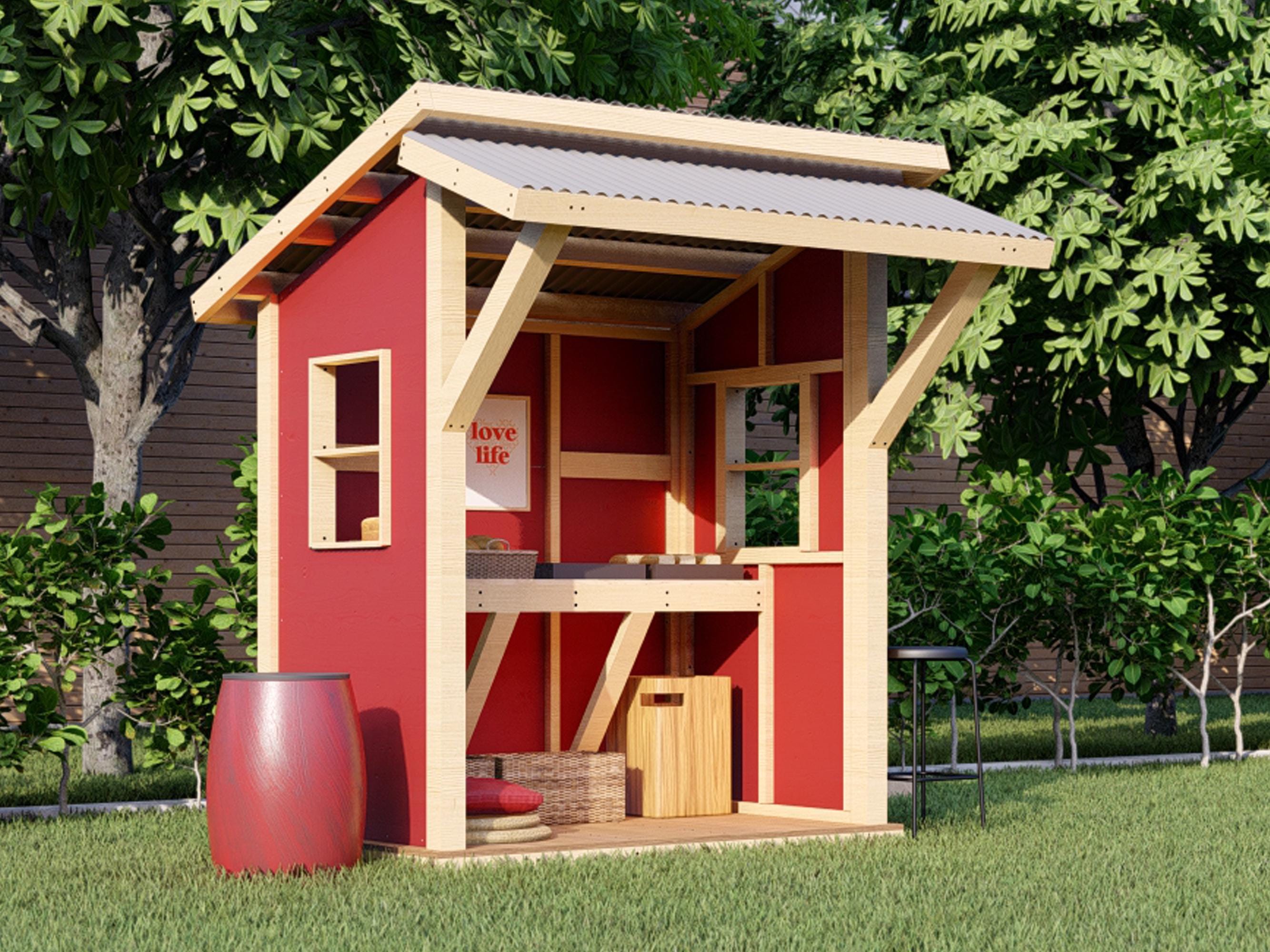 Build Your Own Roadside Farm Stand | DIY Farmers Market Stand Plans (PDF)