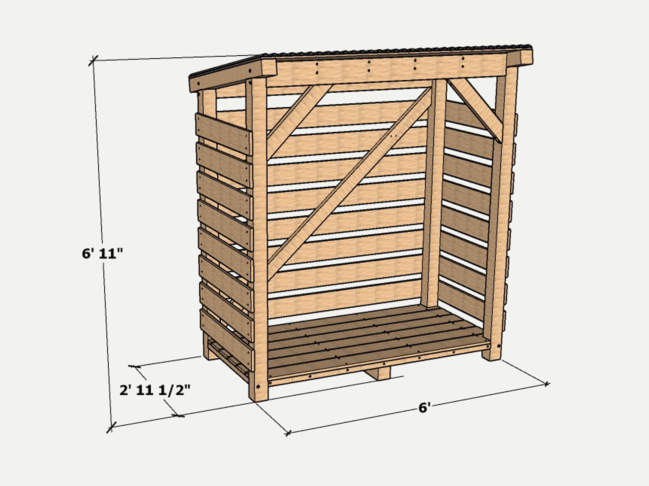 Wood Shed Plans | DIY Outdoor Storage Shed Blueprint | Easy Build PDF