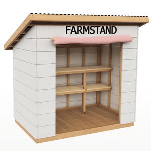 屋外農産物直売所の計画 | 農産物直売所 | DIY 木製マーケット直売所
