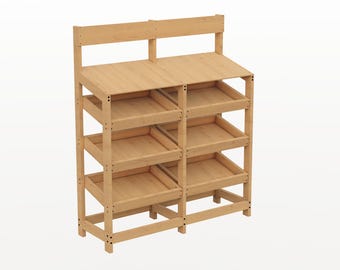 DIY Produce Stand Build Plans | Roadside Market Booth | Instant PDF Download