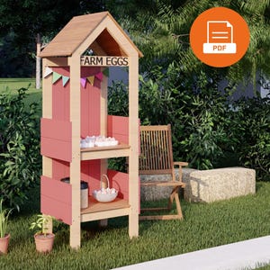 Compact Farm Stand Build Plan | Backyard Veggie Stand | Egg Stall Plans