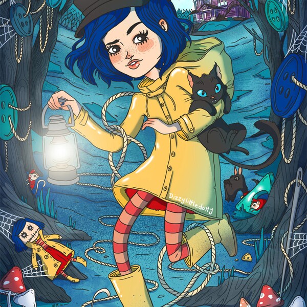 Coraline A4 Print