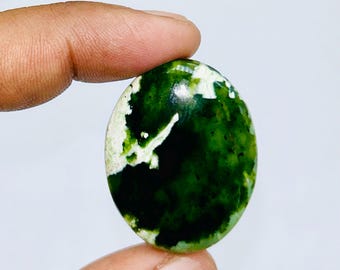 クローム（緑）カルセドニーフリーフォームフラットバック宝石カボションワイヤーラッピングジュエリーペンダントセッティングジュエリー金属職人によるジュエリー製作