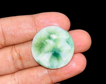 Beautiful Hemimorphite Cabochon – Natural Polished Healing Gemstone for Pendant, Necklace & Jewelry Making , Perfect Gift for Hemimorphite