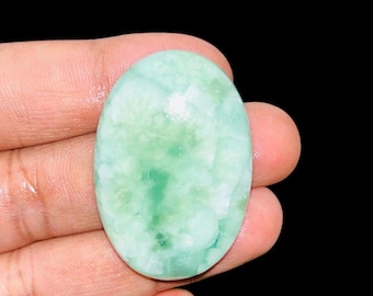 Beautiful Hemimorphite Cabochon – Natural Polished Healing Gemstone for Pendant, Necklace & Jewelry Making , Perfect Gift for Hemimorphite
