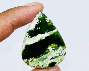 クローム（緑）カルセドニーフリーフォームフラットバック宝石カボションワイヤーラッピングジュエリーペンダントセッティングジュエリー金属職人によるジュエリー製作