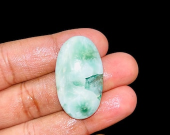 Beautiful Hemimorphite Cabochon – Natural Polished Healing Gemstone for Pendant, Necklace & Jewelry Making , Perfect Gift for Hemimorphite