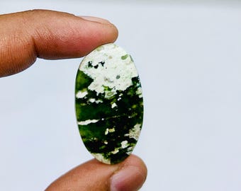 クローム（緑）カルセドニーフリーフォームフラットバック宝石カボションワイヤーラッピングジュエリーペンダントセッティングジュエリー金属職人によるジュエリー製作