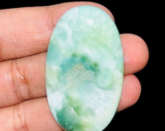Beautiful Hemimorphite Cabochon – Natural Polished Healing Gemstone for Pendant, Necklace & Jewelry Making , Perfect Gift for Hemimorphite