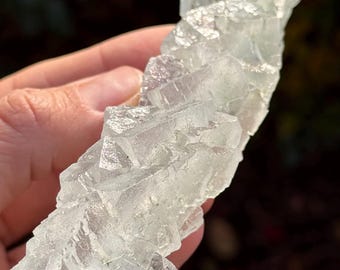 178g Natural Halite Crystal Cluster (Galite) with Atacamite – Poland – Raw Cubic Specimen | Evaporite Crystal | 45p-4