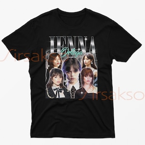 Jenna Ortega Vintage T-Shirt | Retro 90er Jahre Tribute Shirt | Jenna Ortega Fan Merch | Klassisches Hommage-Shirt | Exklusives Jenna Ortega Geschenk