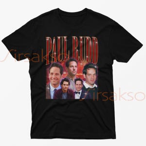 Paul Rudd Vintage Tee | Retro 90s Tribute Shirt | Paul Rudd Fan Merch | Classic Homage Shirt | Exclusive Paul Rudd Gift