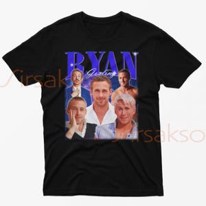 Ryan Gosling Vintage Tee | Retro 90s Tribute Shirt | Ryan GoslingFan Merch | Classic Homage Shirt | Exclusive Ryan Gosling Gift