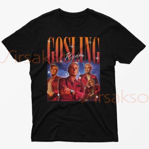 Ryan Gosling Vintage Tee | Retro 90s Tribute Shirt | Ryan Gosling Fan Merch | Classic Homage Shirt | Exclusive Ryan Gosling Gift