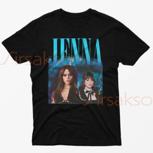 Jenna Ortega Vintage T-Shirt | Retro 90er Jahre Tribute Shirt | Jenna Ortega Fan Merch | Klassisches Hommage-Shirt | Exklusives Jenna Ortega Geschenk