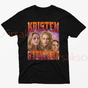 Kristen Stewart Vintage Tee | Retro 90s Tribute Shirt | Kristen Stewart Fan Merch | Classic Homage Shirt | Exclusive Kristen Stewart Gift
