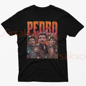Pedro Pascal  Vintage Tee | Retro 90s Tribute Shirt | Pedro Pascal Fan Merch | Classic Homage Shirt | Exclusive Pedro Pascal Gift
