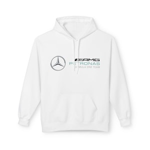 Formula 1 Mercedes AMG Unisex Midweight Softstyle Fleece Hoodie